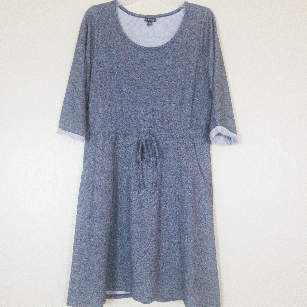 ! SOLD! Torrid SWEATSHIRT TIE WAIST DRESS - Picture 3 of 8